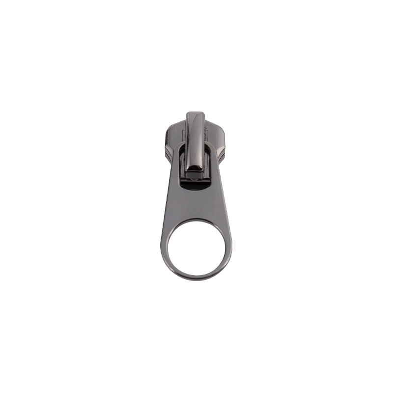 FY4155 5# deslizador metálico de níquel negro brillante